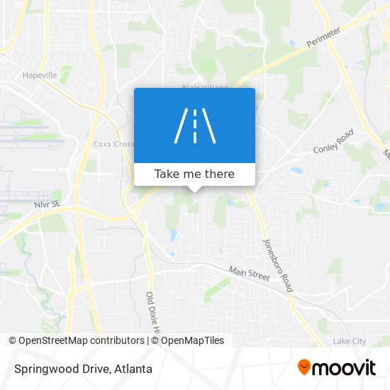 Mapa de Springwood Drive