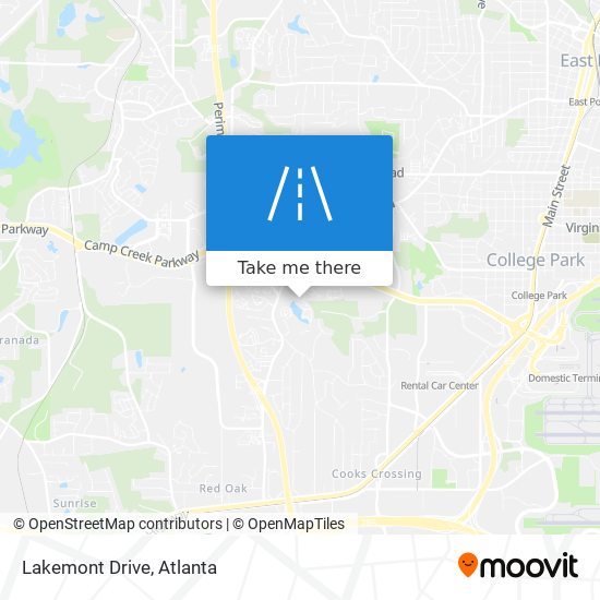 Lakemont Drive map