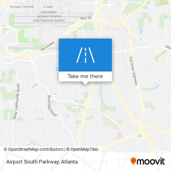 Mapa de Airport South Parkway
