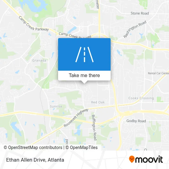 Ethan Allen Drive map