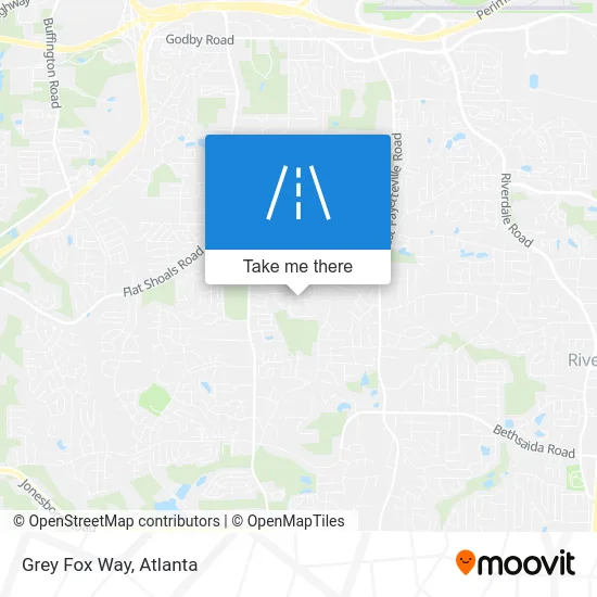 Grey Fox Way map