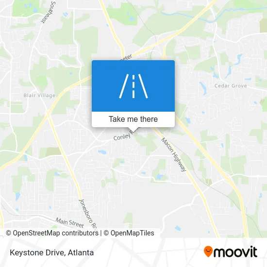 Keystone Drive map