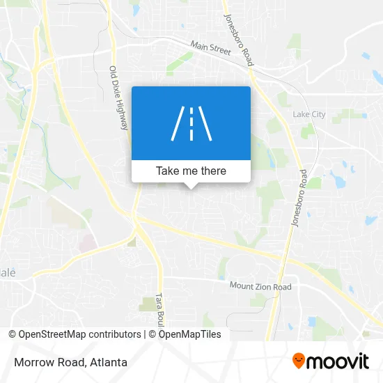 Morrow Road map