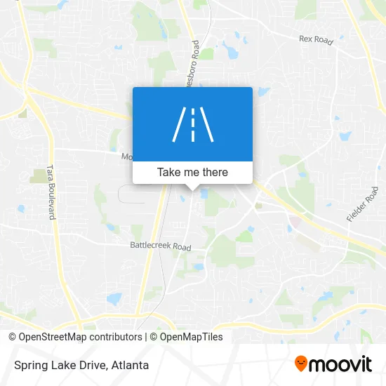Spring Lake Drive map