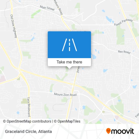 Mapa de Graceland Circle