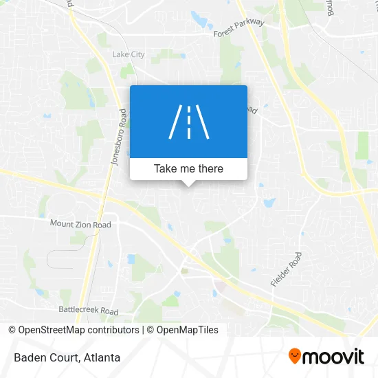 Baden Court map