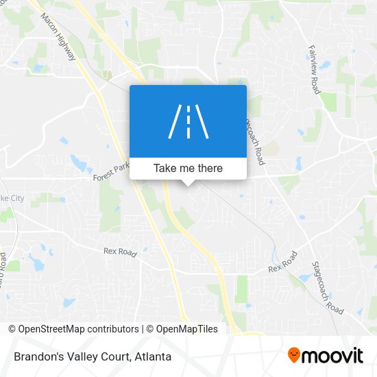 Brandon's Valley Court map