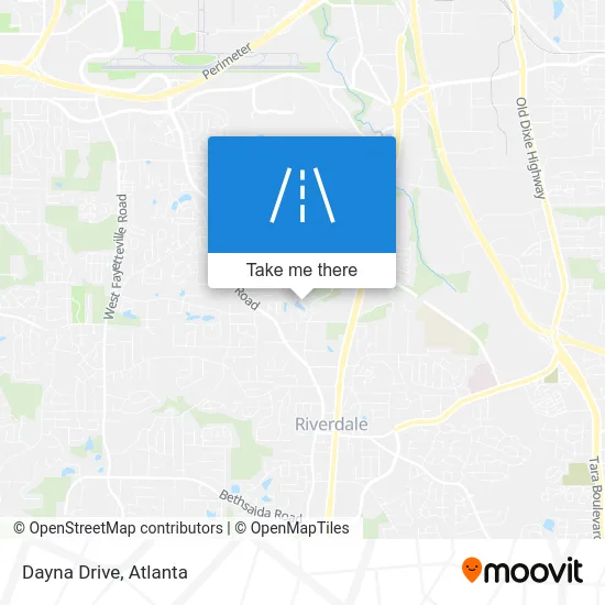 Dayna Drive map