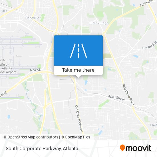 Mapa de South Corporate Parkway