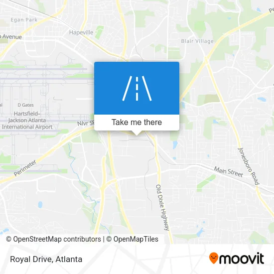 Royal Drive map