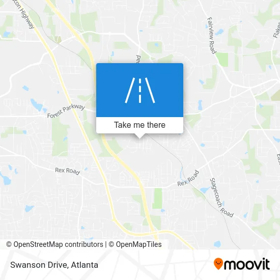 Swanson Drive map