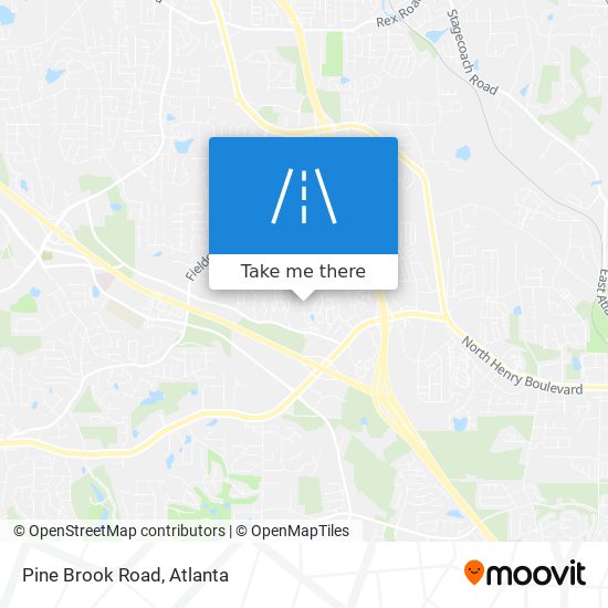 Pine Brook Road map