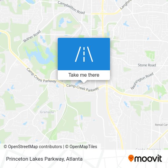 Mapa de Princeton Lakes Parkway