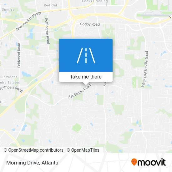 Morning Drive map