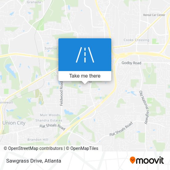 Mapa de Sawgrass Drive