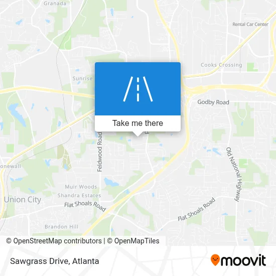 Sawgrass Drive map