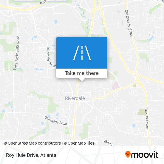 Roy Huie Drive map