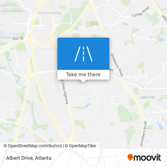 Mapa de Albert Drive