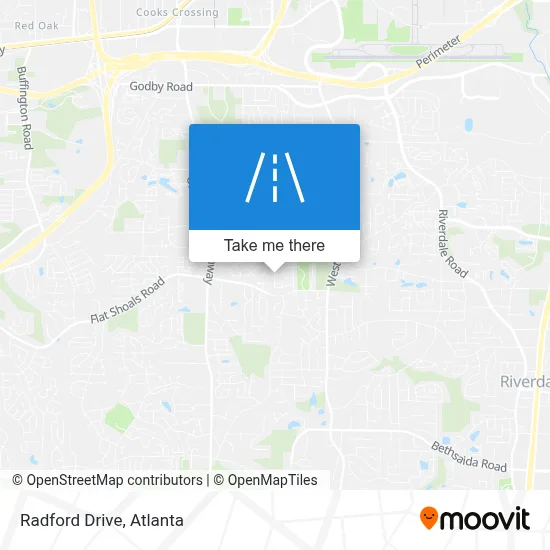 Radford Drive map