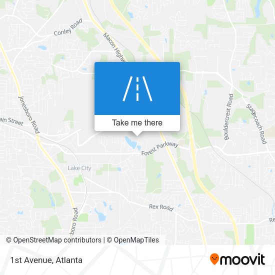 Mapa de 1st Avenue