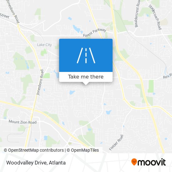 Woodvalley Drive map