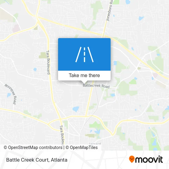 Battle Creek Court map