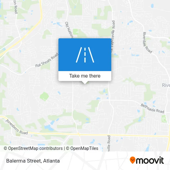 Balerma Street map