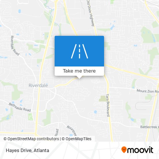 Mapa de Hayes Drive