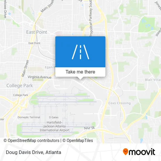 Doug Davis Drive map
