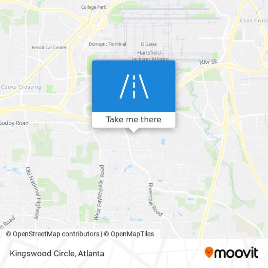 Kingswood Circle map