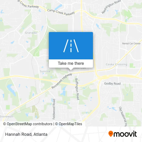 Hannah Road map