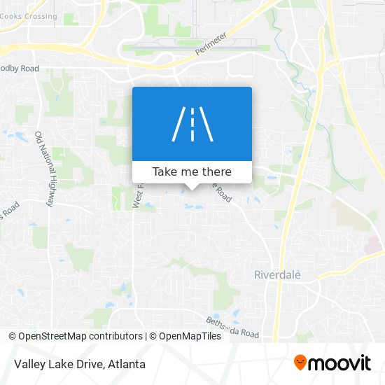 Valley Lake Drive map