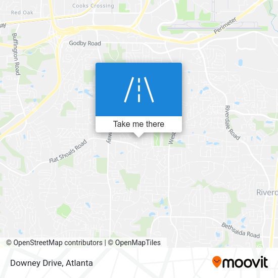 Mapa de Downey Drive