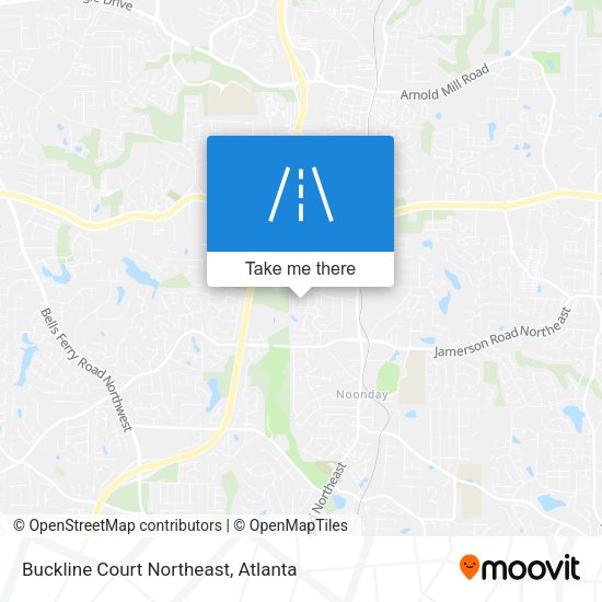 Mapa de Buckline Court Northeast