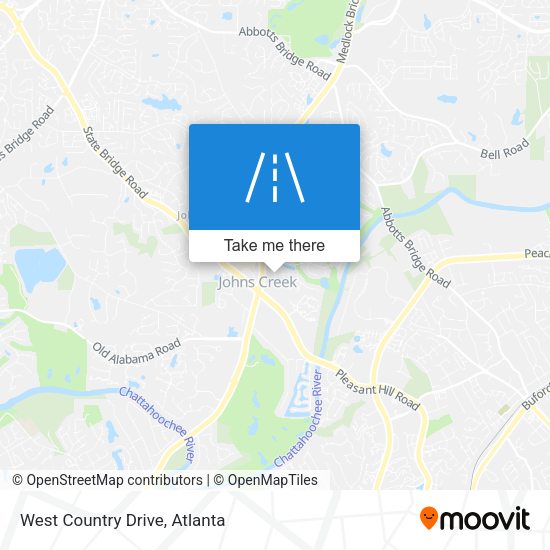 Mapa de West Country Drive