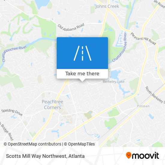 Mapa de Scotts Mill Way Northwest