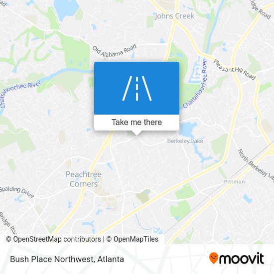 Mapa de Bush Place Northwest