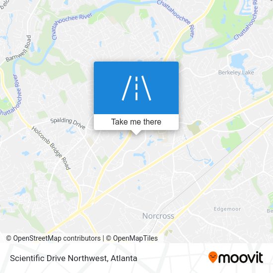 Scientific Drive Northwest map