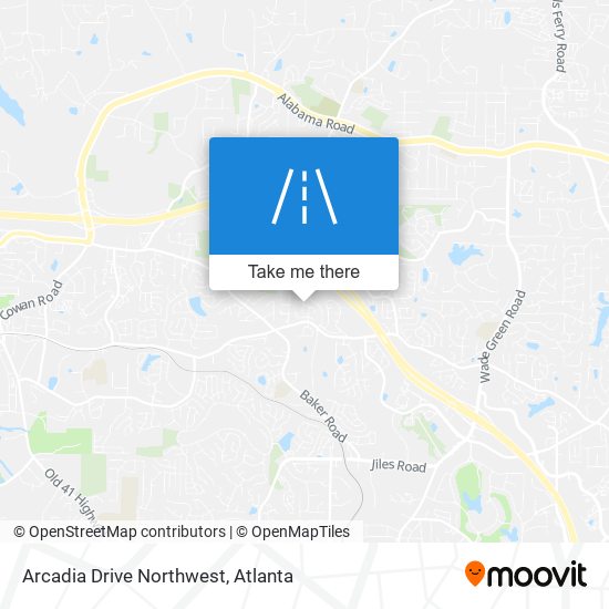 Mapa de Arcadia Drive Northwest