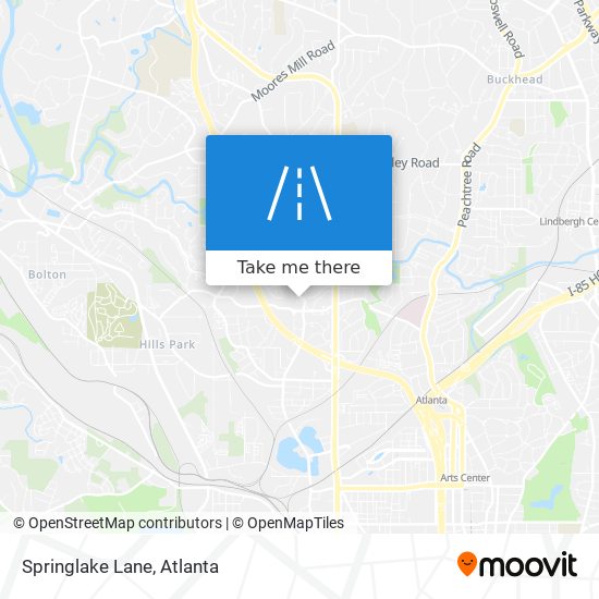 Mapa de Springlake Lane