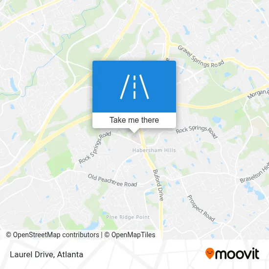 Laurel Drive map