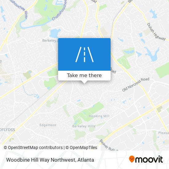 Mapa de Woodbine Hill Way Northwest