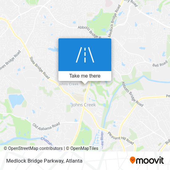 Mapa de Medlock Bridge Parkway