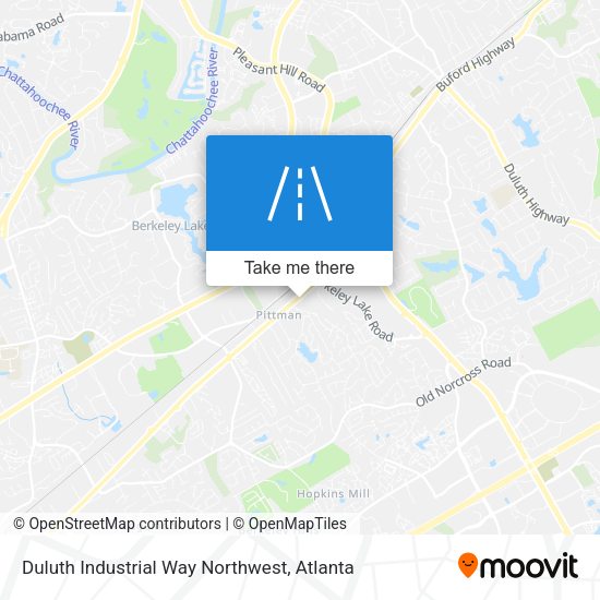 Mapa de Duluth Industrial Way Northwest