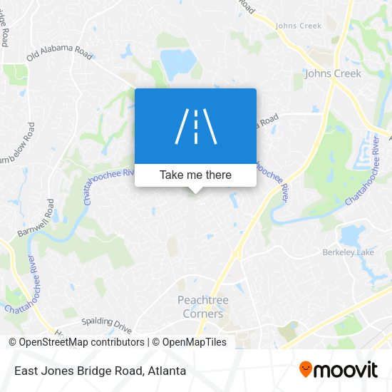 Mapa de East Jones Bridge Road