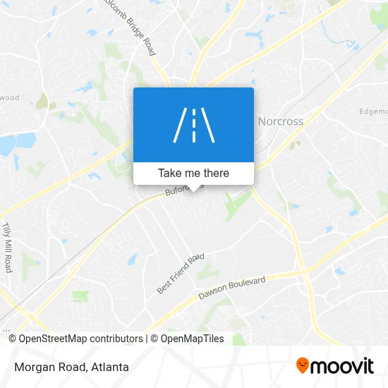 Morgan Road map