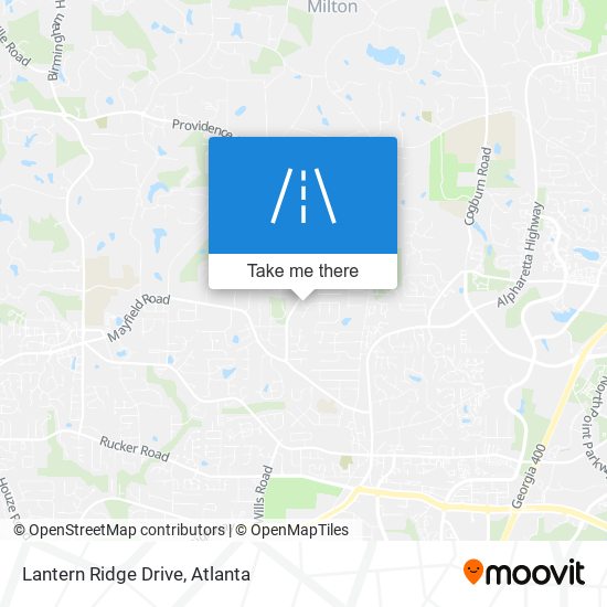 Lantern Ridge Drive map