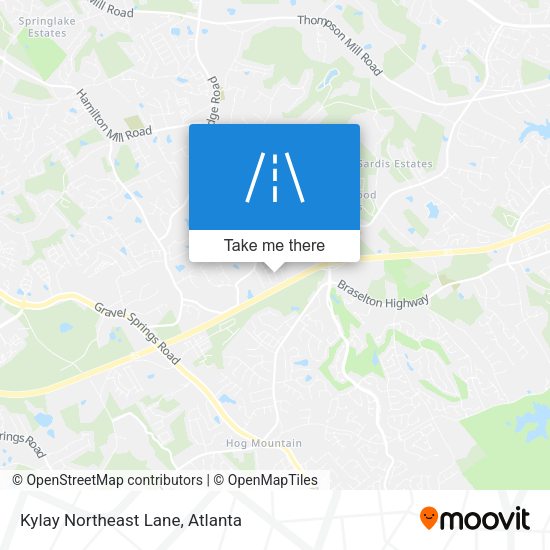 Mapa de Kylay Northeast Lane