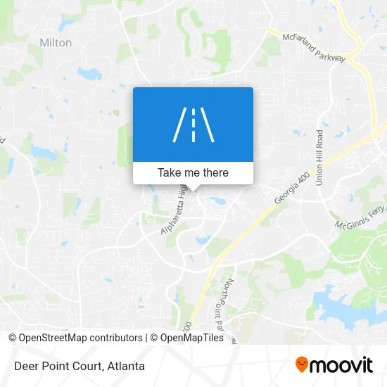 Deer Point Court map