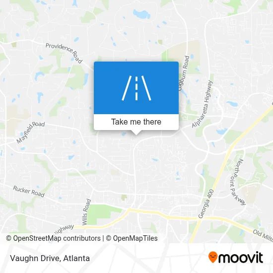 Vaughn Drive map